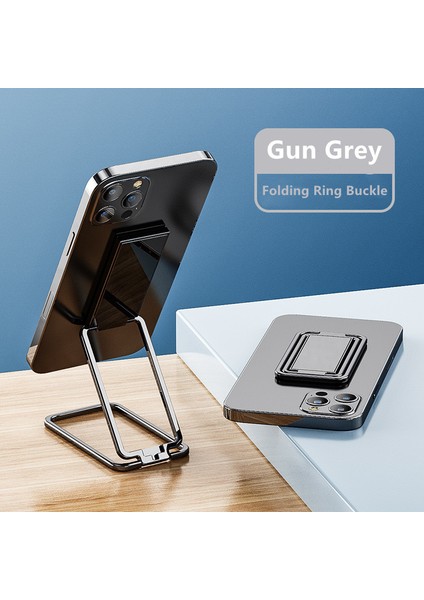 Sihirli Manyetik Araç Telefonu Tutucu Standı Metal Telefon Tutucu 360 Rotasyon Katlanabilir Masa Standı Cep Telefonu Evrensel (Yurt Dışından) fırsatları