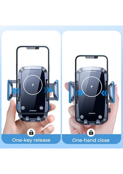 Joyroom JR-ZS241 15W Qı Mekanik Araç Kablosuz Şarj Cihazı Telefon Tutucu Hava Çıkış Sürümü (Yurt Dışından) fırsatları