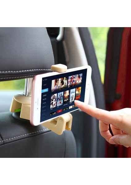 Ayarlanabilir Araba Kancaları Cep Telefonu Tutucu Standı Taşınabilir Araba Koltuğu Arka Raptiye Evrensel Cep Telefonu Plastik Braket Desteği (Yurt Dışından) fırsatları