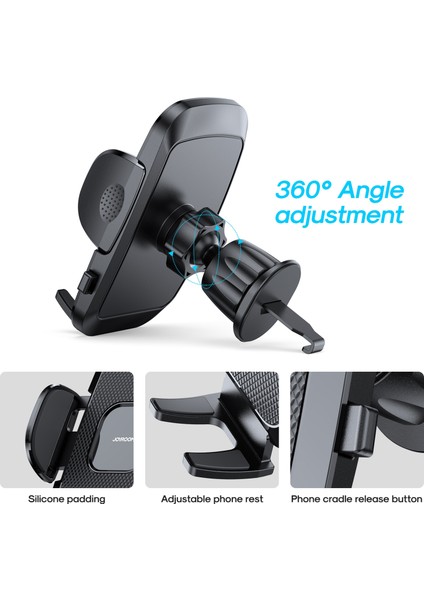 Joyroom JR-ZS259 360 Derece Dönen Germe Mekanik Araba Hava Firar Tutucu 4.7-6.9 Inç Cep Telefonları Için (Yurt Dışından) indirimleri