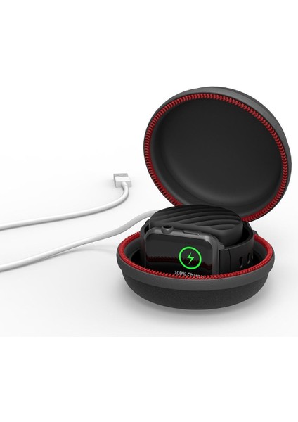 Redcolourful Taşınabilir Şarj Tutucu Dock Şarj Kılıfları Sert Koruyucu Seyahat Çantası Apple Watch Şarj Cihazı Serisi 1 2 3 Akıllı Spor Aksesuarı (Yurt Dışından) fırsatları
