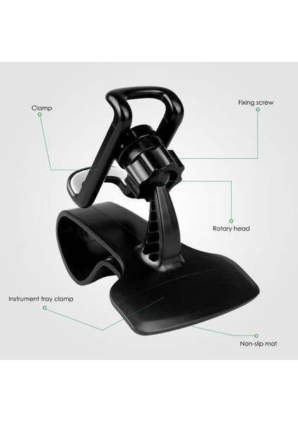 Akıllı Telefon Için 360° Dönebilen Kontrol Paneline Montajlı Araç Telefonu Tutucu Hud Standı (Yurt Dışından) modelleri