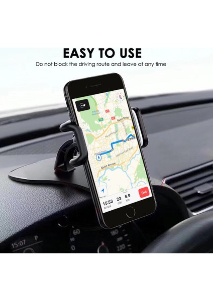 Akıllı Telefon Için 360° Dönebilen Kontrol Paneline Montajlı Araç Telefonu Tutucu Hud Standı (Yurt Dışından) fırsatları