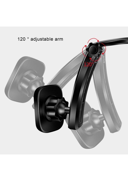 360 Derece Dönen Manyetik Cep Telefonu Tutucu Merkezi Konsol Araba (Yurt Dışından) modelleri
