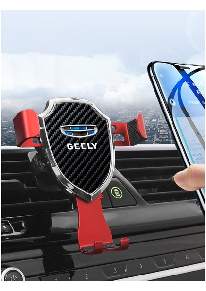 Gece Işını Araba Cep Telefonu Braketi Yerçekimi Indüksiyon Snap-On Hava Çıkışı Araba Navigasyon Çerçeve Araba Iç Şekli Geely Için Uygundur (Yurt Dışından) fiyatları