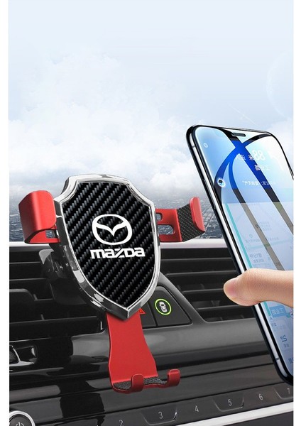 Gece Ray Araba Cep Telefonu Braketi Yerçekimi Indüksiyon Snap-On Hava Çıkışı Araba Navigasyon Çerçeve Araba Iç Şekli Mazda Için Uygundur (Yurt Dışından) fiyatları