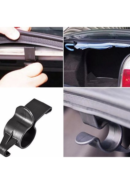 Şemsiye Gövde Tutucu Çok Arabaküçük Kanca Askı Fonksiyonu Araba Kancası Arabada Bir Çift (Yurt Dışından) modelleri