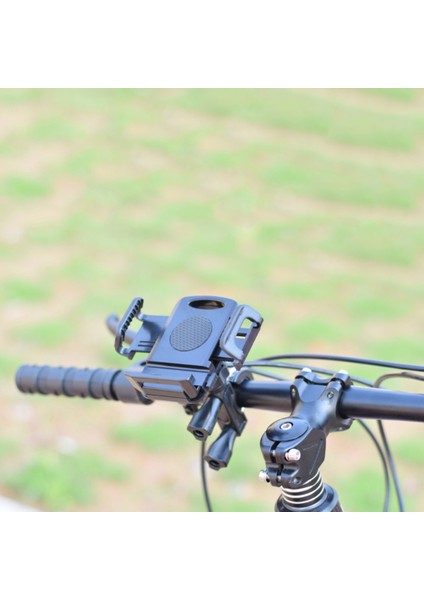 360 Derece Evrensel Ayarlanabilir Motosiklet Bisiklet Bisiklet Gidon Telefon Tutucu (Yurt Dışından)