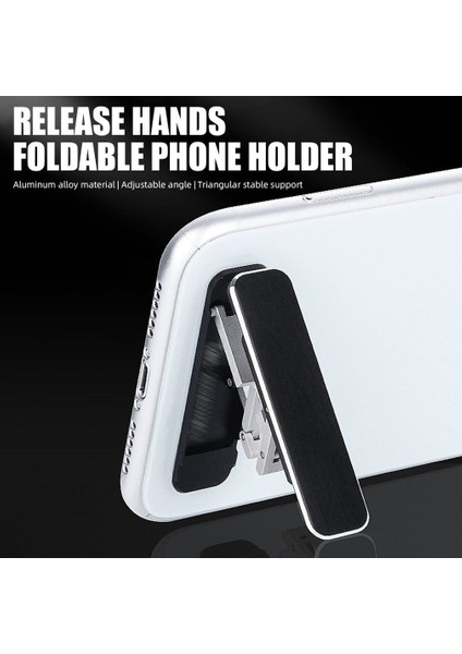 Cep Telefonu Braketi Evrensel Mini Alüminyum Alaşımlı Ayarlanabilir Açılı Telefon Standı (Yurt Dışından) fırsatları