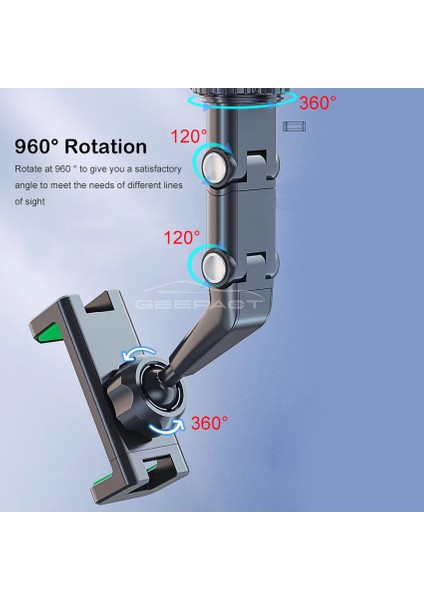 Geepact Universal Araç Cep Telefonu Braketi Standı Çok Fonksiyonlu Araç Telefonu Tutucu Dikiz Evrensel Tutucu Gizli Klip Akıllı Telefon Döner (Yurt Dışından) fiyatları