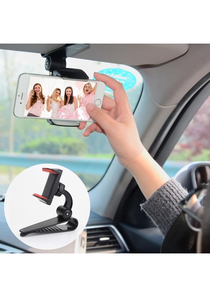 Yüksek Kaliteli Araba Tokası Cep Telefonu Braketi Araba Güneşlik Cep Telefonu Braketi Klipsi (Yurt Dışından)