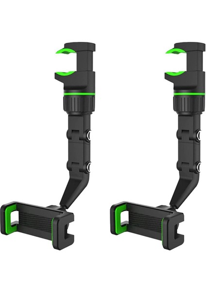 Adet 360°DIKIZ Aynası Telefon Tutucu Araç Telefonu Tutucu Dağı Ayarlanabilir Evrensel Sabit Klip Döner Braket (Yurt Dışından)