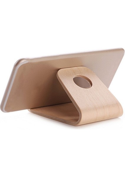 Yaratıcı Katı Ahşap Telefon Tutucu Evrensel Mobil Masaüstü Standı Çok Fonksiyonlu Tablet Standı Şarj Standı Ahşap Taban (Yurt Dışından) fırsatları