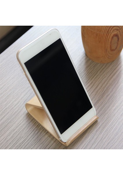 Yaratıcı Katı Ahşap Telefon Tutucu Evrensel Mobil Masaüstü Standı Çok Fonksiyonlu Tablet Standı Şarj Standı Ahşap Taban (Yurt Dışından) indirimleri