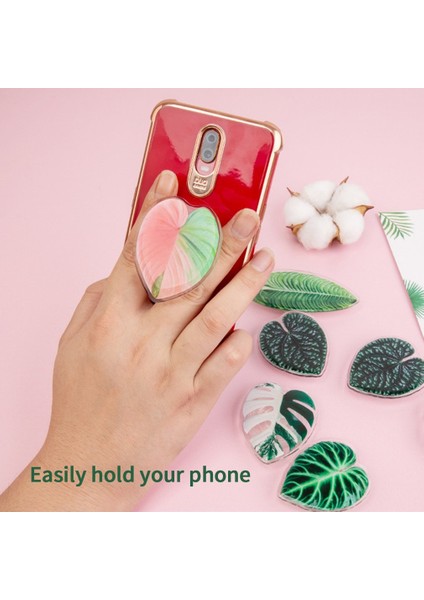 Telefon Tutucu Sevimli Yeşil Bitkiler Evrensel Stand Cep Telefonu Braketi Bırakır (Yurt Dışından) indirimleri