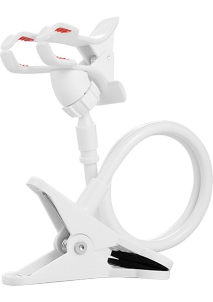 Evrensel Tembel Yatak Masaüstü Araba Cep Telefonu Için Montajlı Uzun Kol Tutucu Standı (Yurt Dışından)