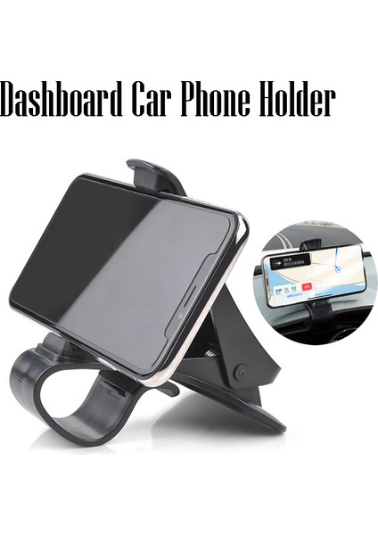 360 Dönme Kickstand Araç Telefonu Tutucu-Evrensel Pano Ayarlanabilir Mobil Akıllı Telefon Montaj Standı Braketi Klip (Yurt Dışından) fiyatları