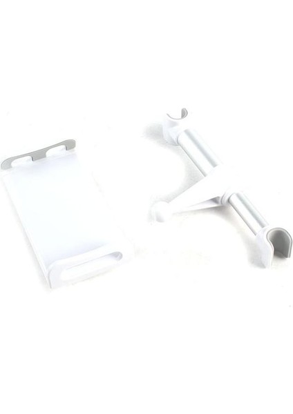 Araç Arka Yastık Telefon Tutucu Araç Standı Koltuk Arka Kafalık Montaj Braketi Beyaz (Yurt Dışından)