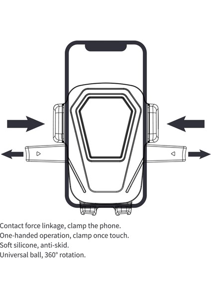 Wk WP-U83 King Kong Serisi Araba Tek Çekme Vantuzlu Telefon Tutucu (Yurt Dışından) indirimleri