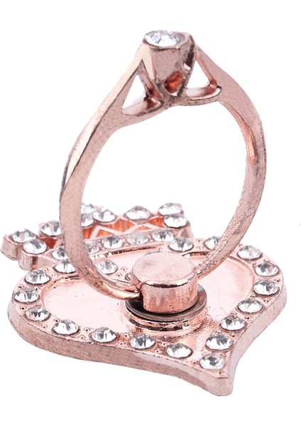 Taç Kalp Araba Evrensel Moda Tutucu Standı Parmak Yüzük Dağı Gül Altın (Yurt Dışından) modelleri