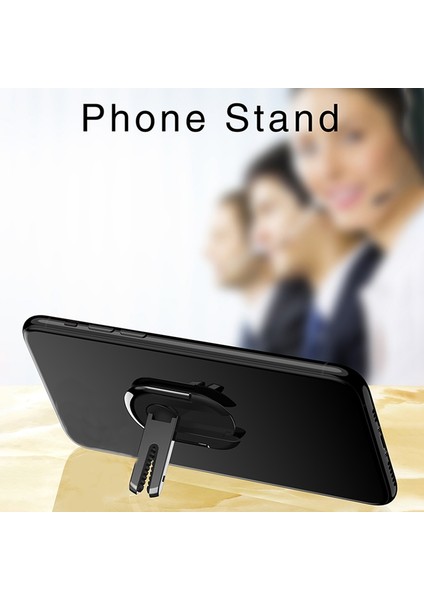 In 1 Cep Telefonu Braketi Tutucu Standı 360 Derece Parmak Yüzük Araç Telefonu Montaj Standı iPhone Için Hava Firar (Siyah + Siyah) (Yurt Dışından) fiyatları