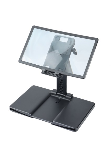 12 Inç Cep Telefonu Ekran Amplifikatörü Masaüstü Cep Telefonu Braketi Kaldırılabilir ve Katlanabilir Cep Telefonu Braketi (Yurt Dışından) fiyatları