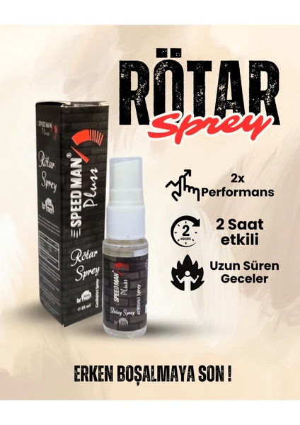 Speed Man Pluss 25 ml Rötar Spray