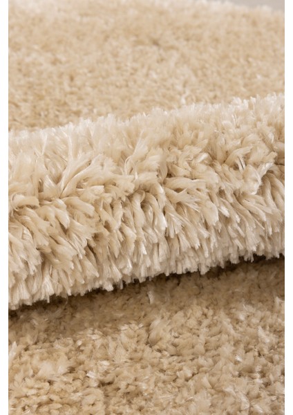 Douro Shaggy Banyo Paspası Bej Kaydırmaz Taban Daire 80 x 80 cm fırsatları