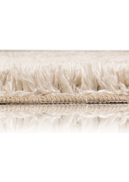 Douro Shaggy Banyo Paspası Bej Kaydırmaz Taban Daire 80 x 80 cm indirimleri