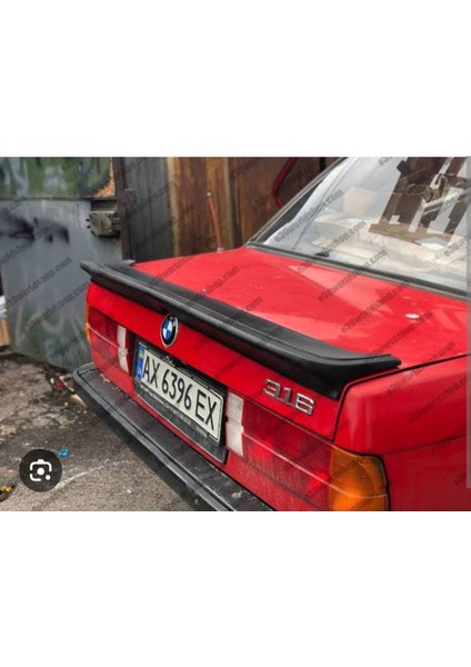 Bmw E30 M1 Spoiler Boyasız Ham Mat Siyah