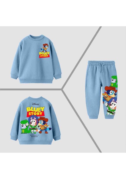 Tude Kids Bluey Baskılı Erkek Çocuk Alt Üst Takım