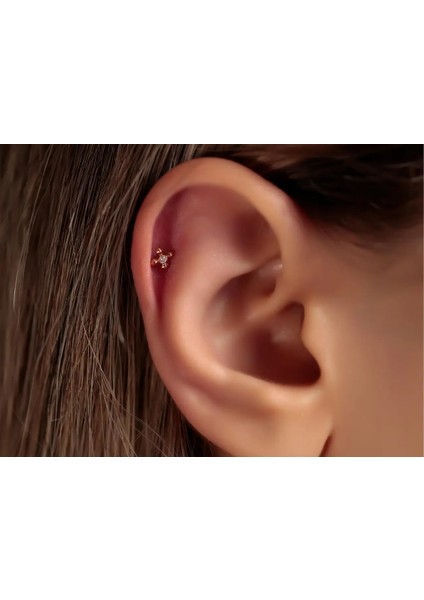 Versum 0,02ct Pırlanta Piercing-Tragus