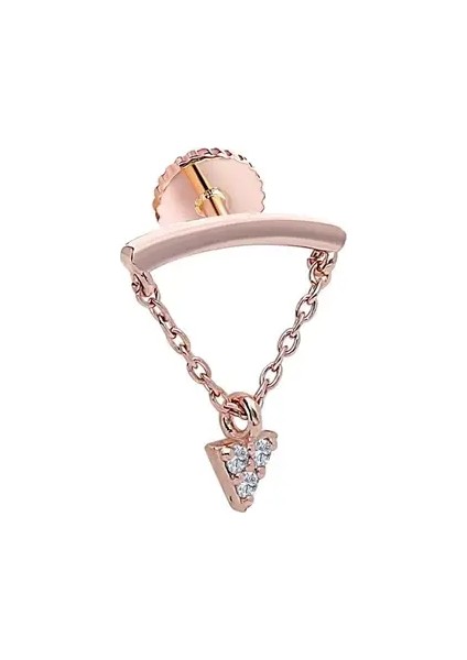 Vole 0,03ct Pırlanta Piercing-Tragus