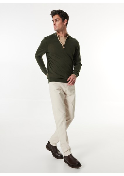 Normal Bel Normal Paça Taş Erkek Chino Pantolon F4WM-PNT 2750