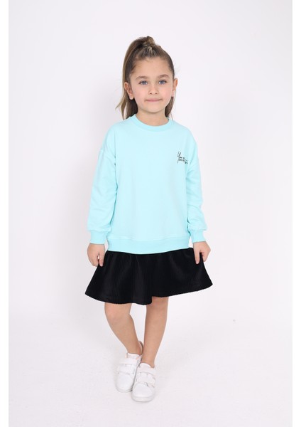 Kız Çocuk Baskılı Elbise