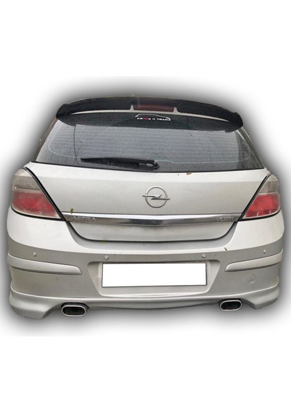 Opel Astra H Opc Line Uyumlu Arka Ek Mat Siyah Plastik 2004-2012