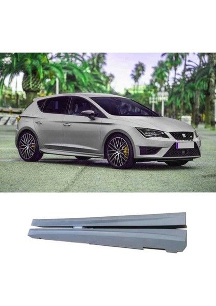 Seat Leon 2014-2015 Fr Plastik Boyasız Aero Yan Marşpiyel
