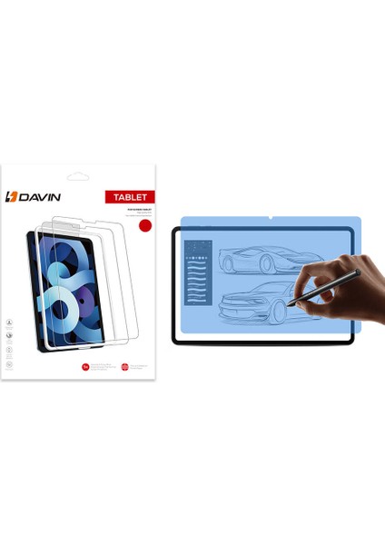 Honor Pad 9 Kağıt Hisli Mat ​​​​​​​​​​​​​​​davin Paper Like Ekran Koruyucu