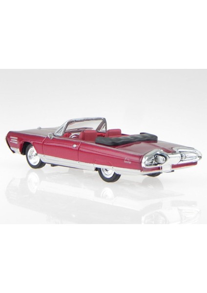 1:43 Ölçekli Lisanslı Metal Retro Amerikan Arabaları - Chrysler Turbine Car Cabrio 1964 - 10 cm