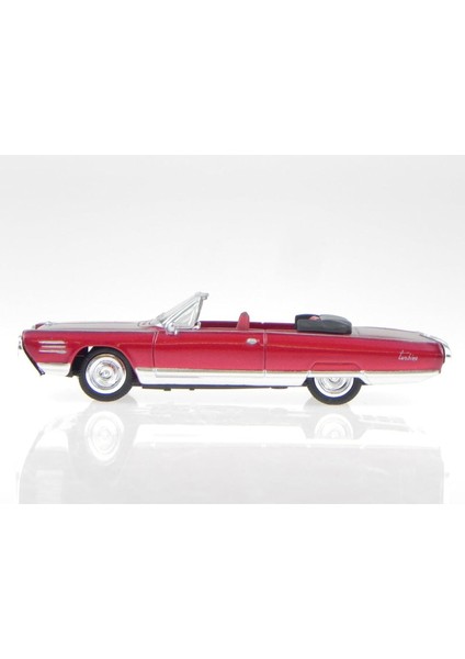 1:43 Ölçekli Lisanslı Metal Retro Amerikan Arabaları - Chrysler Turbine Car Cabrio 1964 - 10 cm