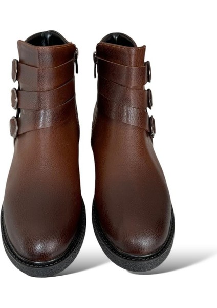 Kemerli Fermuarlı Kadın Bot TABA