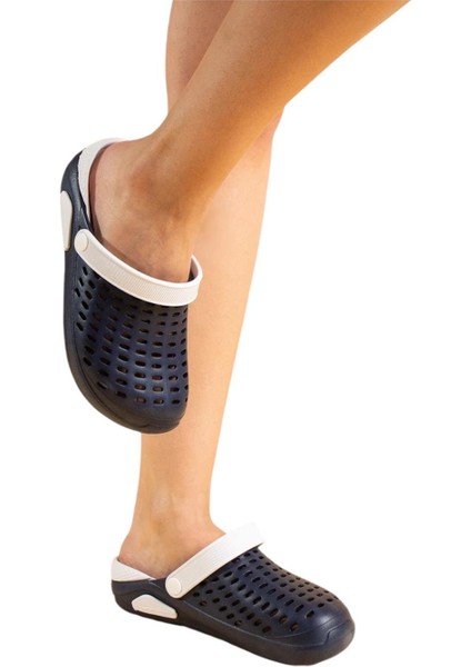 Unisex Comfort Eva Taban Terlik LACİVERT - BEYAZ