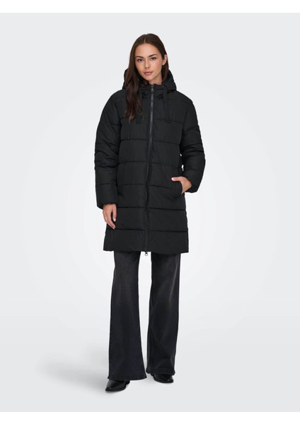 Onlclaıre Puffer Hood Coat cc Siyah Kadın Mont 15323232 fiyatları