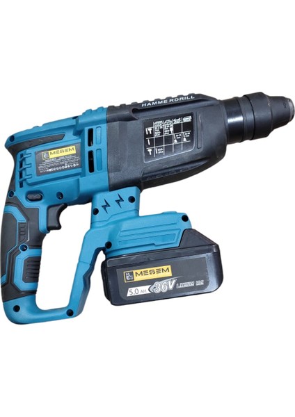 5102 36 Volt Çift Bataryalı Şarjlı Hilti - Sds Akülü - Çantalı