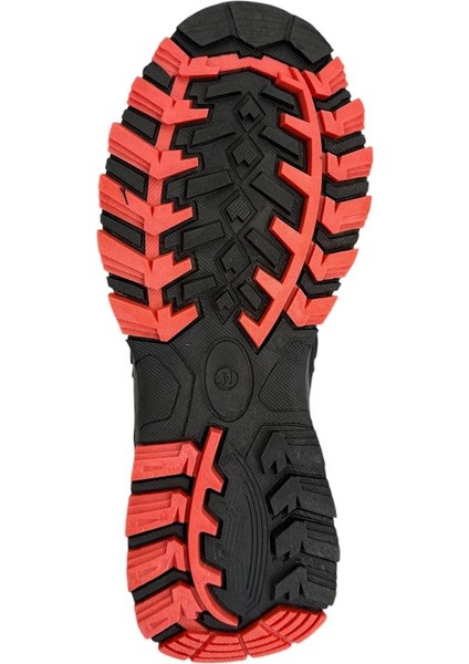 Erkek Su ve Soğuğa Dayanıklı Günlük Trekking & Outdoor Ayakkabı Füme - Oranj