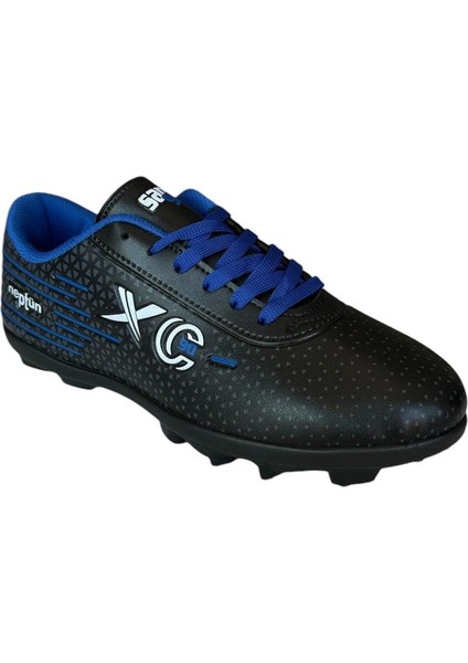 Erkek Krampon Dişli Futbol Ayakkabısı SİYAH - MAVİ modelleri