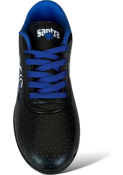 Erkek Krampon Dişli Futbol Ayakkabısı SİYAH - MAVİ indirimleri