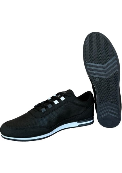 Erkek Günlük Casual Spor Ayakkabı Siyah Beyaz