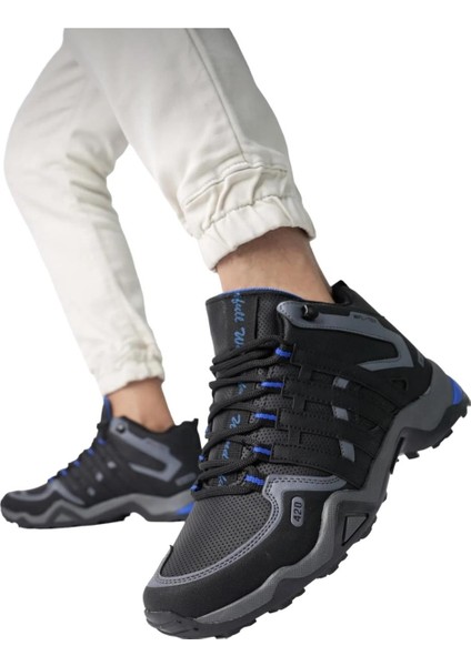 Erkek Kışlık Trekking Spor Bot Siyah Sax fiyatları