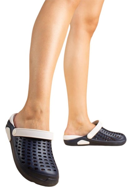 Unisex Comfort Eva Taban Terlik LACİVERT - BEYAZ